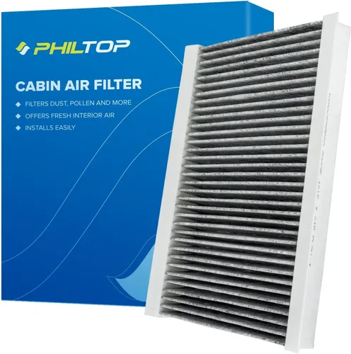 Vista 23 de PHILTOP Filtro de aire de cabina HEPA con carbón activado, compatible con Tesla modelo 3 2017-2025, modelo Y 2020-2025, filtro para arriba el olor a