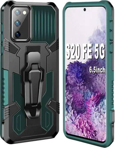 Vista 9 de Funda para Samsung Galaxy S20 FE 5G/4G, S20 Lite/S20 FE 5G 2020, color negro