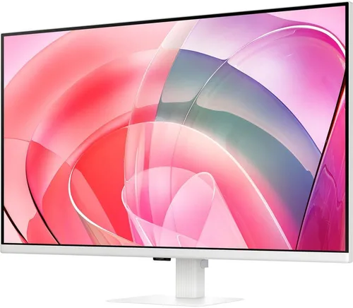 Vista 2 de Samsung Monitor de computadora LED S70D 4K HDR de 32 pulgadas - LS32D701EANXZA - Blanco