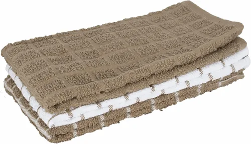 Vista 33 de Ritz Premium Toallas de Cocina de Felpa de Algodón 100% a Cuadros - Altamente Absorbentes, Súper Suaves, de Larga Duración, 25"x15", Paquete de 3