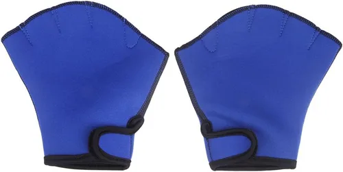 Vista 2 de Guantes de natación Guantes de natación de neopreno Guantes resistentes al agua para entrenamiento de natación, fitness acuático, surf