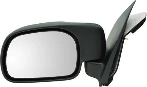 Vista 164 de TRQ Espejo plegable con calefacción eléctrica del lado del conductor con indicador de punto ciego pintura a juego negro liso compatible con Kia