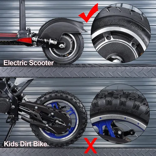 Vista 3 de Repuesto de neumático o tubo interior y neumático de 10 x 2.50 para scooters eléctricos inteligentes de equilibrio automático, aerotabla se adapta a
