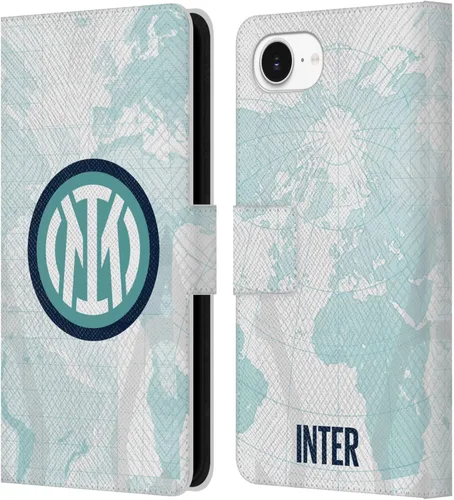 Vista 54 de Head Case Designs Officially Licensed Inter Milan Away 2025/26 Crest Kit Leather Wallet Case Compatible with Apple iPhone 11