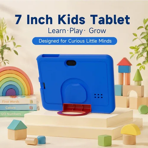 Vista 2 de Tableta Android Q8K de 7 pulgadas Azul
