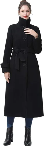 Vista 3 de BGSD Gabardina larga con cinturón de mezcla de lana Ela para mujer (también disponible en tallas grandes y pequeñas)