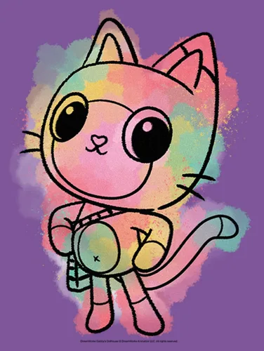 Vista 2 de Fifth Sun Camiseta Pandy Sketch para niña