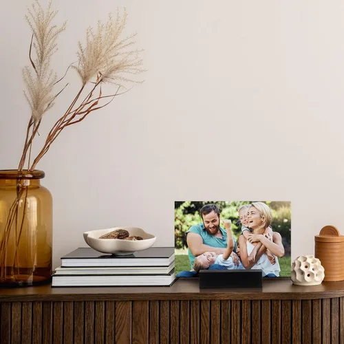 Vista 6 de Blosssound 24 tarjeteros de madera para colocar tarjetas, 3 x 1.6 x 0.8 pulgadas, color negro Table Number Stands Wedding Party Events, Name