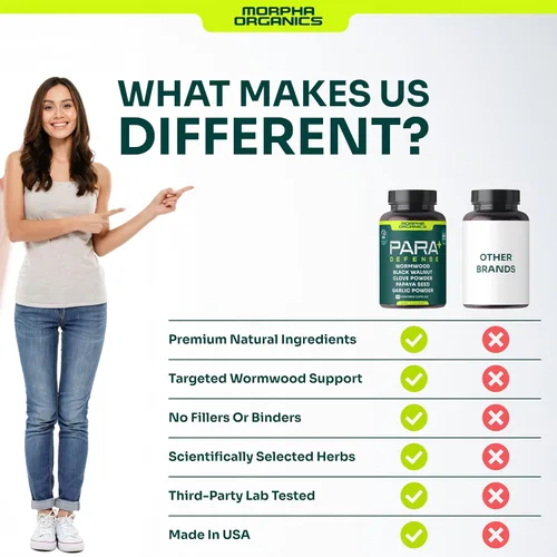 Vista 4 de Para Defense Limpieza y Desintoxicación Digestiva Ajenjo 250mg, Nogal Negro 250mg, Clavo 100mg, Semilla de Papaya, Ajo Suplemento Natural