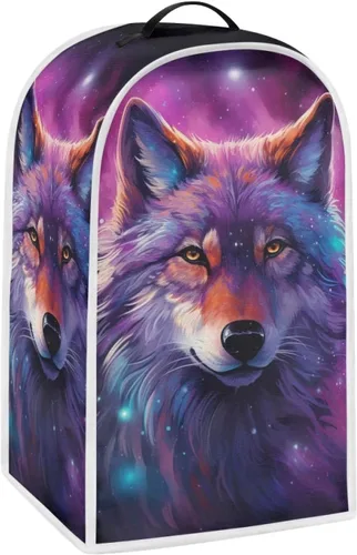Vista 21 de Upetstory Funda antipolvo para licuadora de vaca, estilo bohemio, azteca, para cafetera, electrodomésticos, resistente a las manchas, lavable