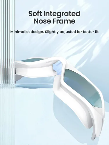 Vista 3 de COPOZZ Gafas de natación para hombre, gafas de natación antivaho sin fugas, protección UV para hombres adultos