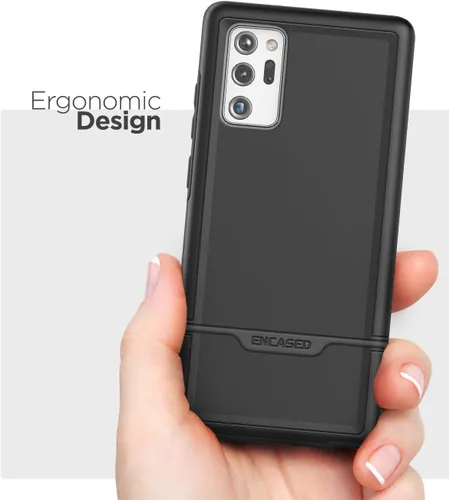 Vista 4 de ENCASED Funda resistente compatible con Samsung Galaxy Note 20 Ultra (2020 Rebel Armor) de grado militar, cubierta protectora resistente de cuerpo