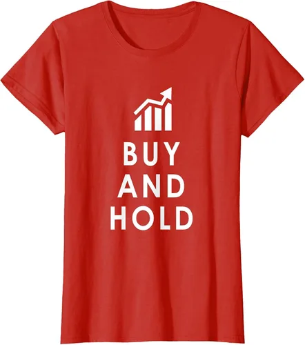 Vista 32 de Stocks Investing Buy and Hold Investor T-Shirt Asphalt Grey