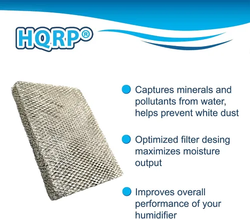Vista 3 de HQRP Filtro de agua compatible con humidificadores Trane/American Standard BAYPAD02A1310A; HUMD300A / HUMD500A / THUMD300ABA00B / THUMD500APA00B