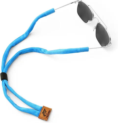 Vista 11 de Pilotfish - Correa para lentes de sol de algodón premium, soporte para gafas de sol - Múltiples opciones de diseño - Soporte para lentes de sol