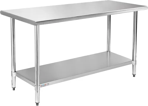 Vista 9 de STABLEINK Mesa de acero inoxidable con protector contra salpicaduras de 30 Con Backsplash