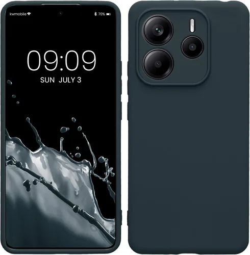 Vista 14 de kwmobile Funda compatible con Xiaomi Redmi Note 9S / 9 Pro / 9 Pro Max - Funda protectora de silicona TPU suave y delgada - Negro mate