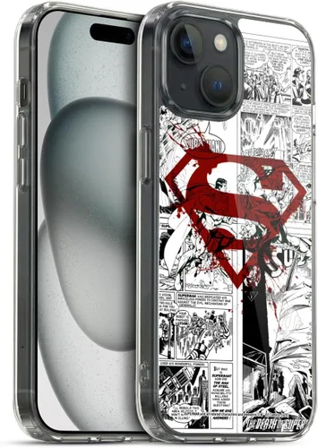Vista 59 de Head Case Designs Funda de gel con licencia oficial de Superman DC Comics Collage Comicbook Art [protección de grado militar] compatible con Apple
