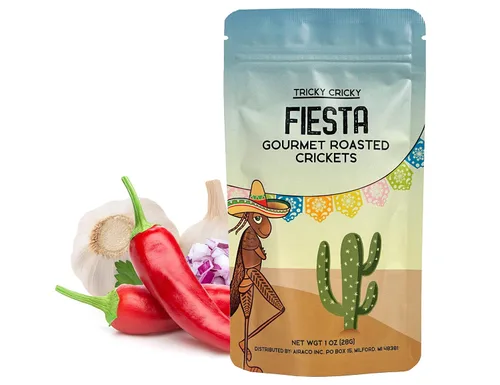 Vista 7 de Tricky Cricky Bocadillos comestibles de grillo saborizados para humanos – Cultivados en Estados Unidos – Aperitivos gourmet únicos y saludables
