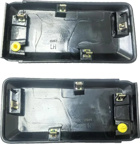 Vista 2 de Par de almohadillas de parachoques delantero izquierdo y derecho, insertos de tapas de extremo compatibles con Ford F150 F-150 2018-2020