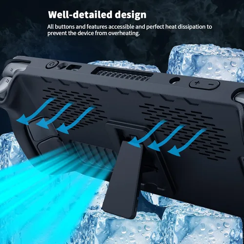 Vista 2 de GUSSLM Funda protectora para cubierta de vapor carcasa de cuerpo completo de poliuretano termoplástico con soporte protector de cubierta suave