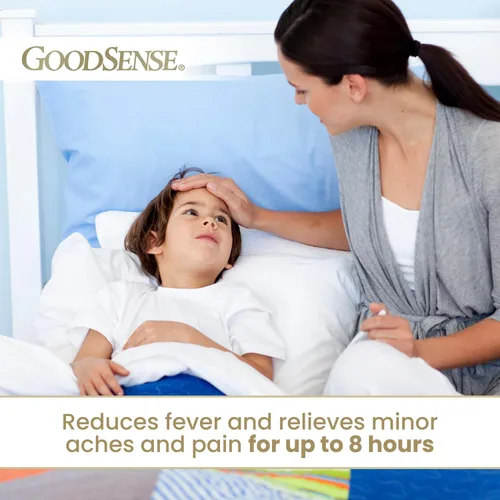 Vista 6 de GoodSense Tabletas masticables de ibuprofeno para niños, 100 mg, 24 unidades, analgésico y reductor de fiebre (AINE), reduce temporalmente la fiebre
