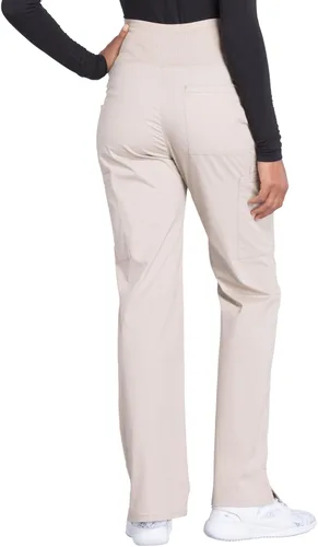 Vista 2 de Pantalones médicos de maternidad para mujer, WW220 para profesionales de Caqui