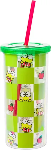 Vista 30 de Silver Buffalo Sanrio Hello Kitty, vaso de acero inoxidable con forma de lata, 11.8 onzas