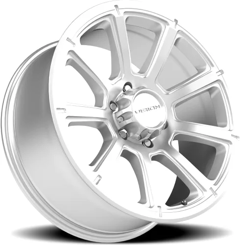 Vista 2 de Vision 353 Turbina 16x8 6x5.5" +0.000 in Llanta plateada 16" pulgadas