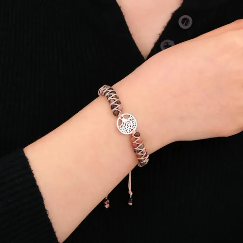 Vista 3 de Pulsera de cuentas para mujeres y hombres, regalos de pareja para novio, novia, marido, esposa, piedra natural, alivio del estrés, ojo de tigre