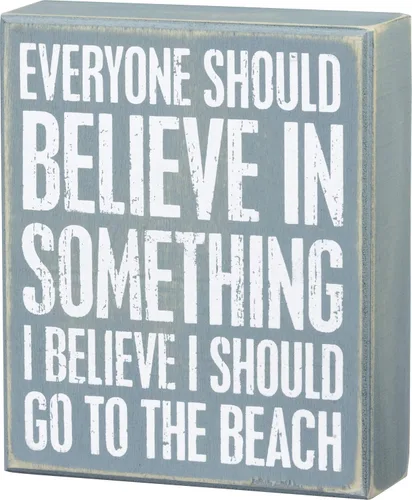 Vista 3 de Primitives by Kathy cartel con frase "I Love You to The Beach and Back