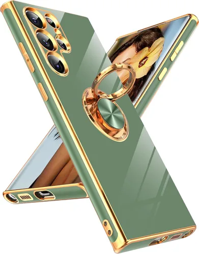Vista 38 de LeYi Funda para iPhone XR: con Protector de Pantalla de Vidrio Templado [Paquete de 2] Soporte de Anillo Giratorio de 360°, Soporte Magnético