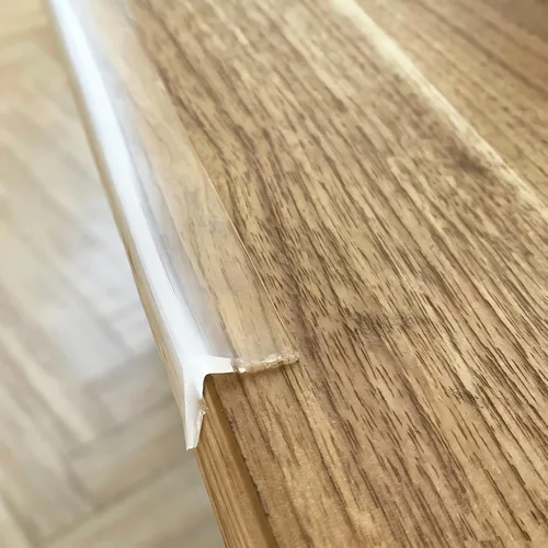 Vista 12 de Protector de Bordes 100% Silicona, Protectores Transparentes de Esquinas a Prueba de Bebés, Adhesivo Suave con Cinta Pre-Aplicada para Seguridad