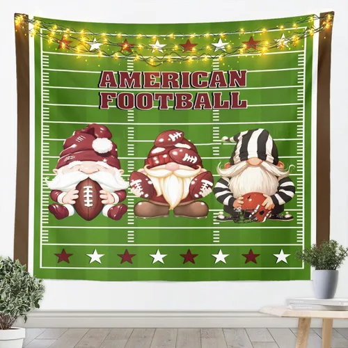 Vista 14 de Manfei Tapiz de pared de aviones para niños, diseño de bandera estadounidense, decoración de habitación de niños, niñas y adultos, decoración