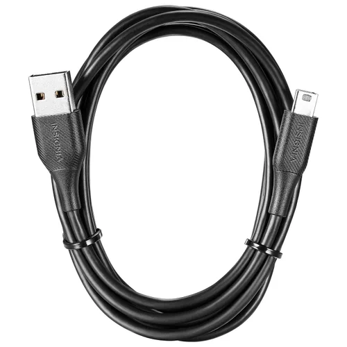 Vista 46 de Insignia Cable trenzado USB-C a USB-C (5 pies, morado claro)