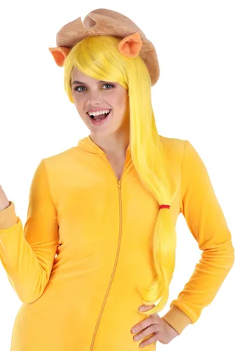 Vista 5 de Peluca de Applejack para Adultos de My Little Pony Multicolor