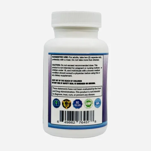 Vista 5 de Cápsulas de bayas Maqui, Maqui Forza Ricas en Antioxidantes, 1000 mg por porción, 60 cápsulas vegetales