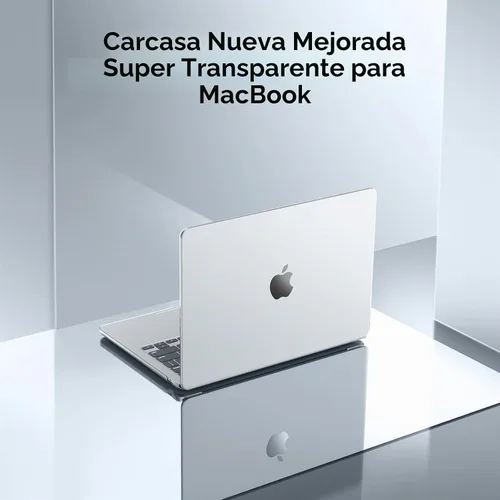 Vista 2 de EooCoo Funda compatible con MacBook Air de 13 pulgadas M5 2026-2022 M4 M3 M2 A3449 A3240 A3113 A2681, se ajusta como un guante, funda protectora