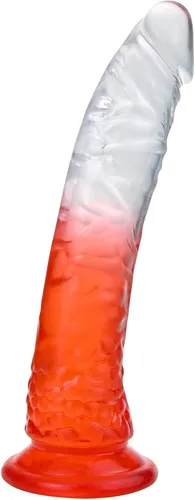 Vista 8 de Consolador realista de gelatina, consolador de punto G con fuerte ventosa para juego sin manos, pene flexible realista, juguete de masturbación