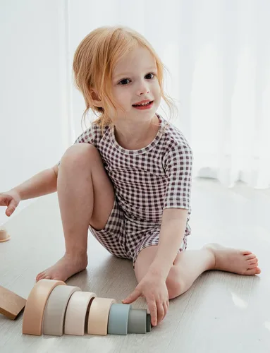 Vista 91 de AVAUMA Conjunto de pijama de algodón para bebés y niñas de 6 meses a 7 años