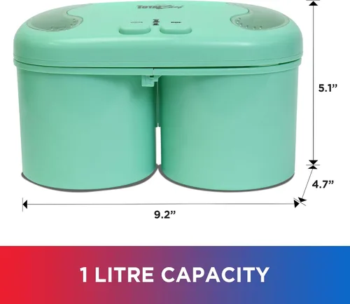 Vista 7 de Koolatron Total Chef - Máquina de helados de doble golosina, capacidad de 1 litro, 2 sabores a la vez, haz helado casero, gelato, sorbete de fruta