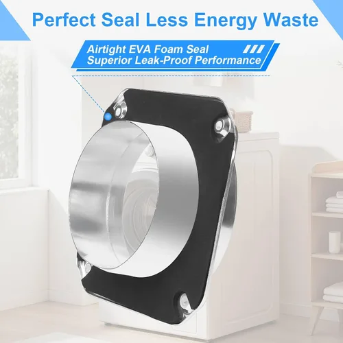 Vista 4 de Kit de conector de ventilación magnético para secadora DV180, carcasa de aleación de aluminio, ventilación magnética para secadora, fácil