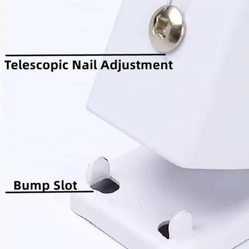Vista 3 de Soporte de montaje para microondas, soporte plegable retráctil para horno de microondas montado en la pared, soporte para accesorios de cocina