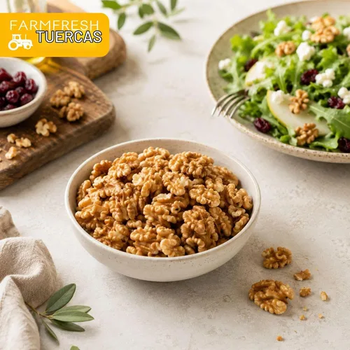 Vista 9 de Mitades y piezas de nueces de California sin cáscara cruda (1 libra), se compara con nueces orgánicas, gran fuente de Omega 3, aptas para veganas