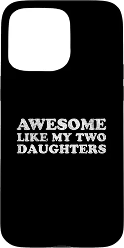 Vista 30 de Awesome Like My Two Daughters for Funny Mom Dad Parent Case for iPhone XR