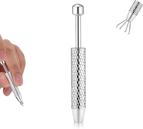 Vista 13 de Herramienta de Agarre de Bola Cónica para Perforación para Reemplazo de Joyería - Herramienta Aplicadora de Aretes de Acero Inoxidable con Parte