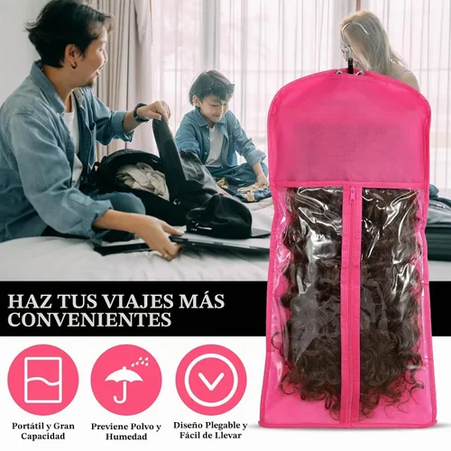 Vista 6 de VARIPOWDER Soporte para extensiones de cabello, colgador de almacenamiento