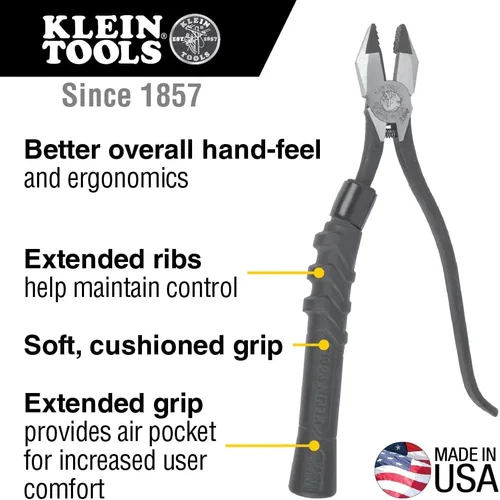 Vista 3 de Klein Tools M200ST Kit de agarre de cojín de alicates con bandas termorretráctiles, fabricado en Estados Unidos, uso con alicates Klein Slim-Head
