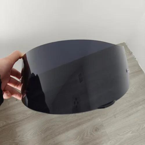 Vista 3 de KMAN Protector de visera de casco de motocicleta para K1 K1S K3SV K5 K5S protector solar capacetes lente Cascos accesorios (humo profundo)