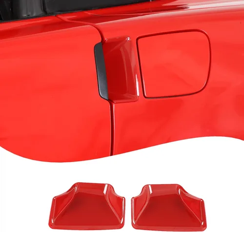 Vista 8 de Lcojicep Cubierta decorativa de ABS para manija de puerta, compatible con Corvette C6 2005-2013, cubierta de cuenco para manija de puerta exterior